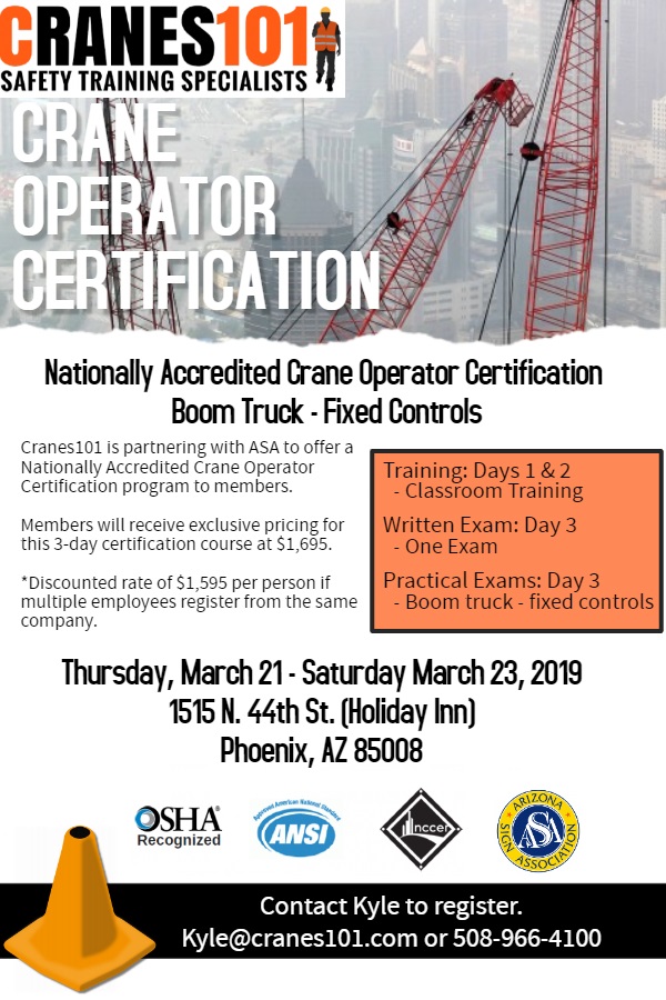 Asa Cranes101 Training 2019